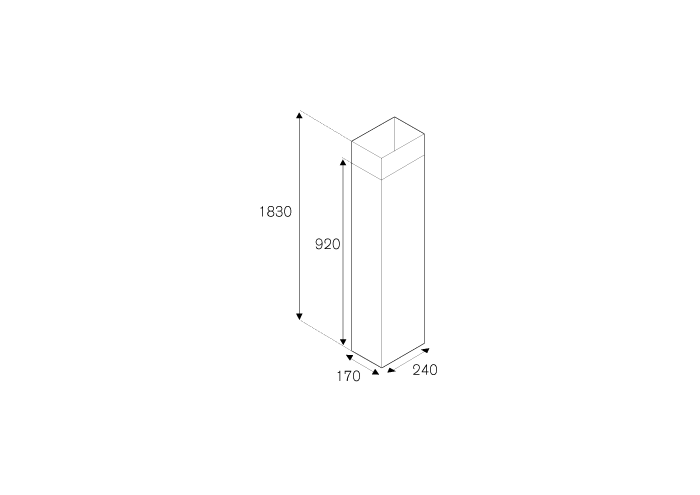Narrow Duct Cover | Bertazzoni